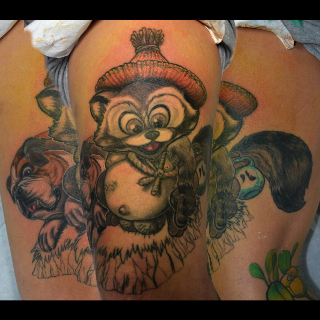 Moka_guest_tattoo_tanuki