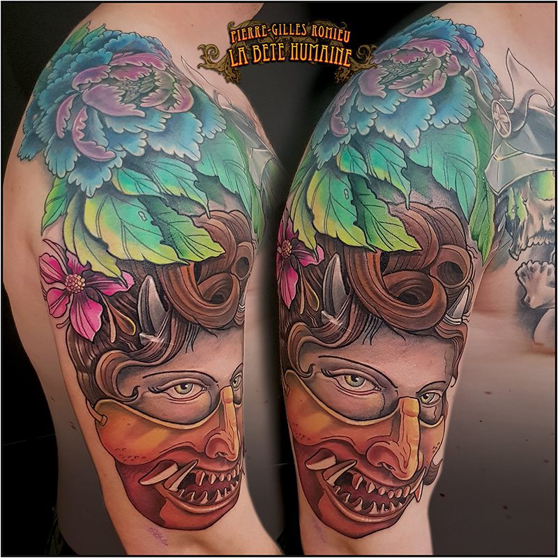 meilleur-tatoueur-paris-pierre-gilles-romieu-tatouage-geisha-masque-samourai-tattoo