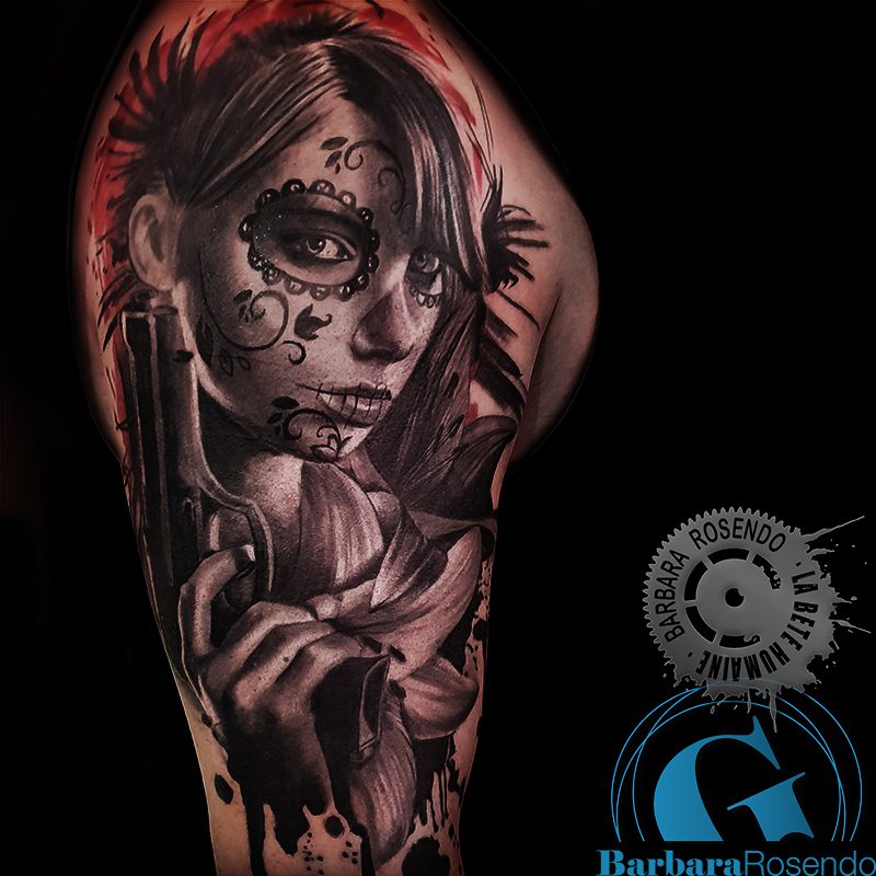 meilleure-tatoueuse-paris-barbara-rosendo-tatouage-catrina-revoler-tattoo