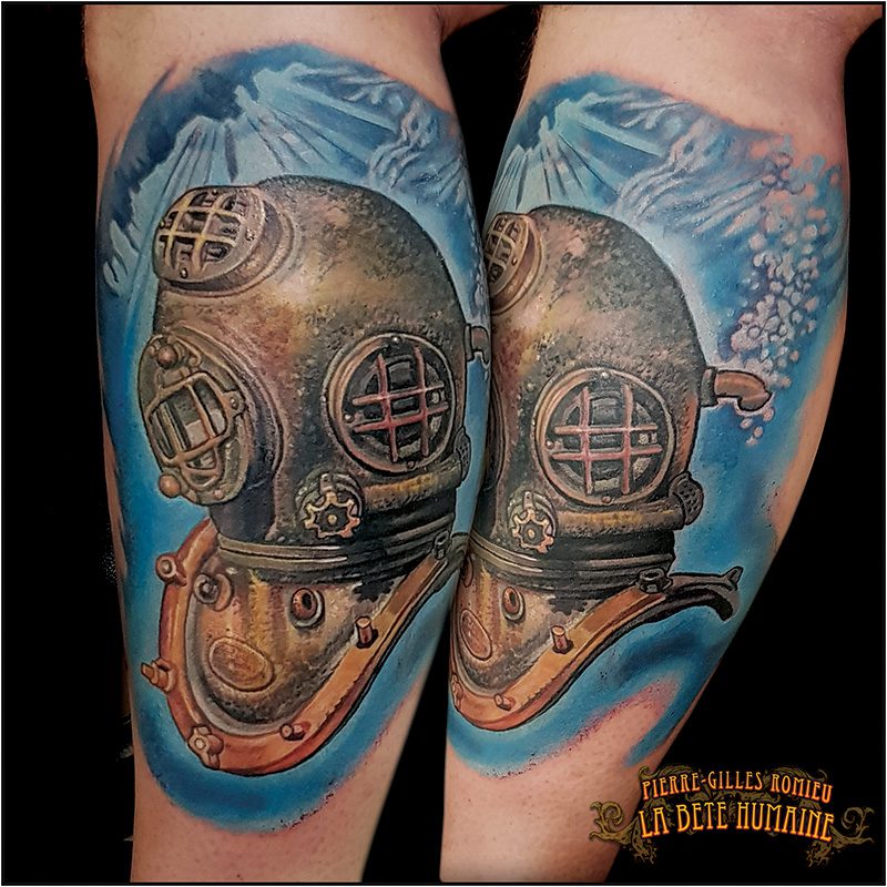 meilleur-tatoueur-paris-pierre-gilles-romieu-tatouage-mollet-scaphandre-tattoo