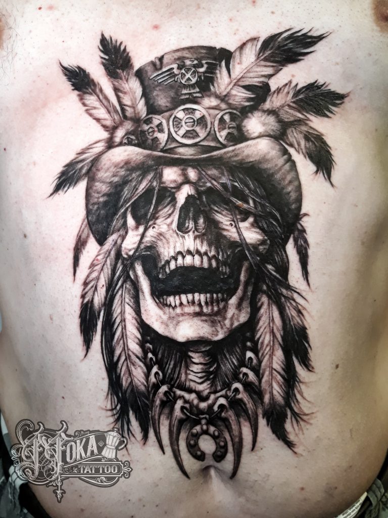 tatoueur-guest-paris-moka-tatouage-skull-crane-chapeau-slash-tattoo
