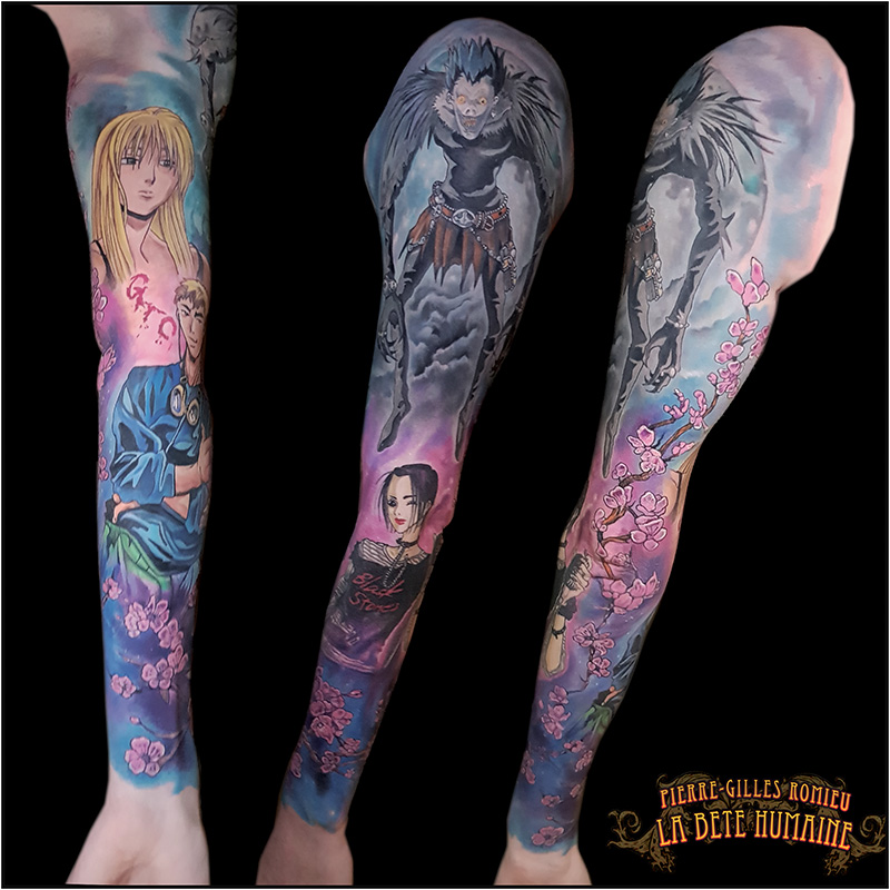 meilleur-tatoueur-paris-pierre-gilles-romieu-tatouage-gto-death-note-tattoo
