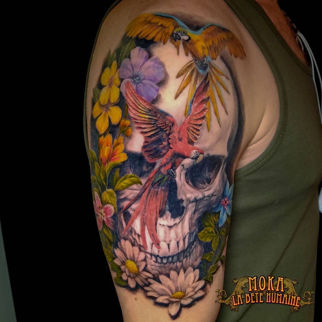 17-moka-tatoueur-paris-realiste-style-realisme-tatouage-tattoo-crane-perroquet