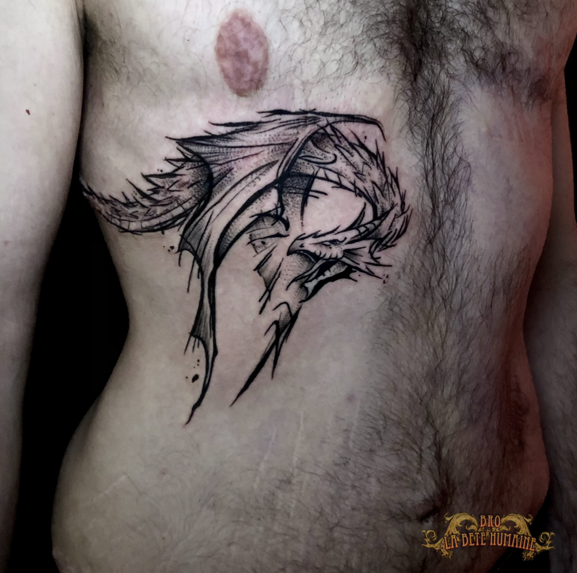 meilleur-tatoueur-paris-bro-vanthorn-tatouage-tattoo-dragon-flanc