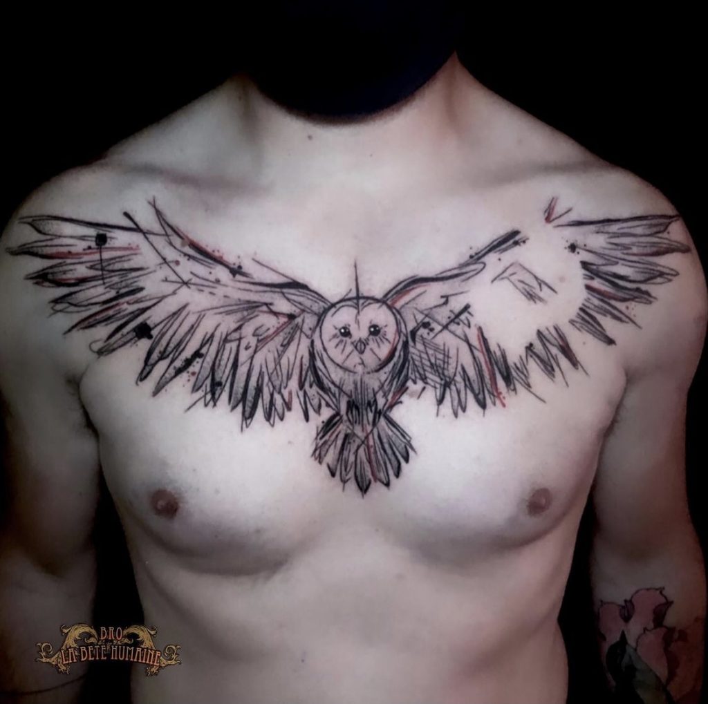 meilleur-tatoueur-paris-bro-vanthorn-tatouage-tattoo-chouette-torse
