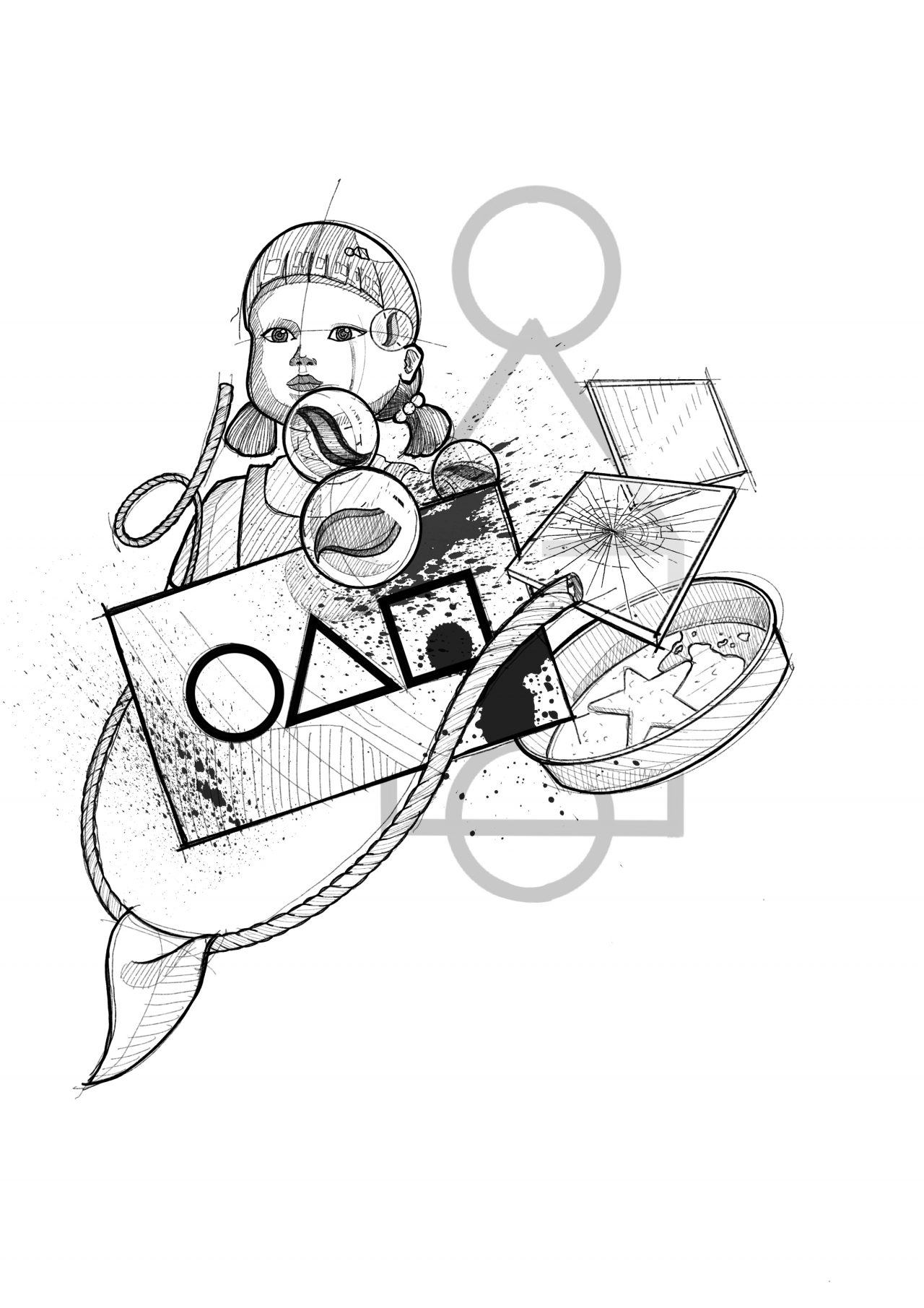 Dessin disponible pour tatouage de Peter Galt, apprenti tatoueur à Paris