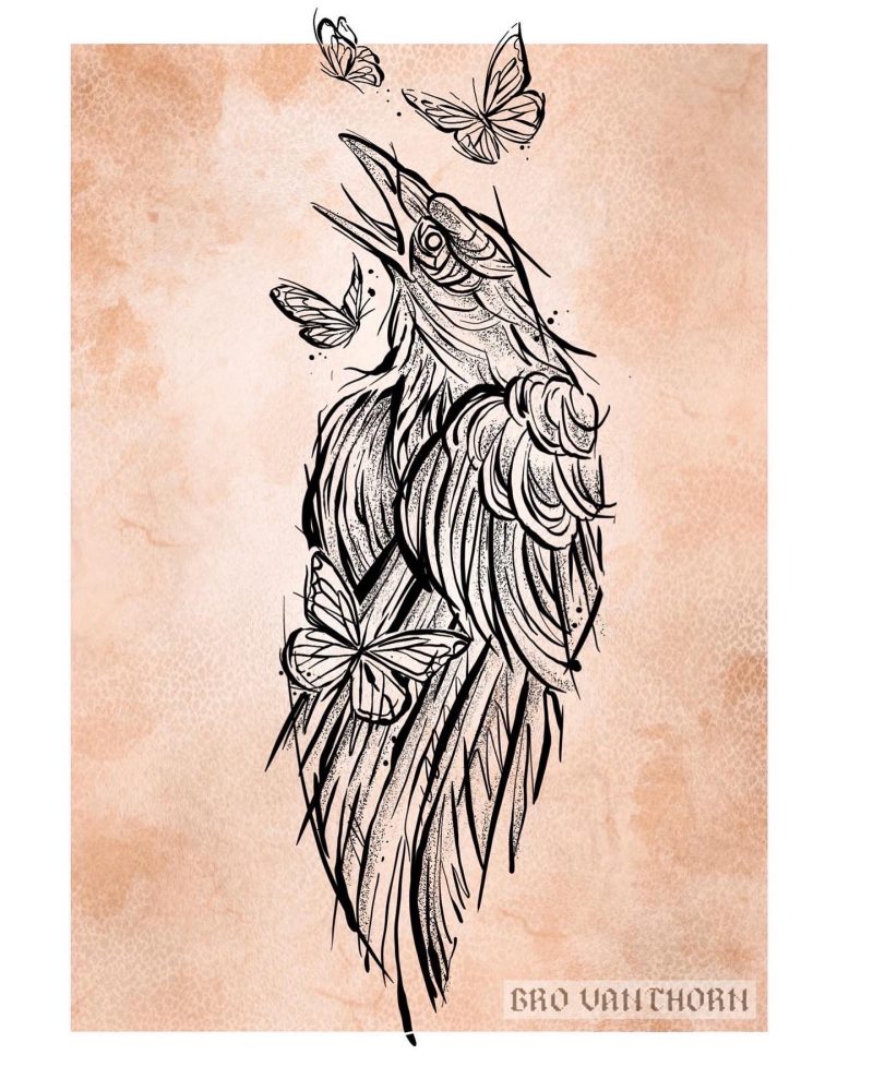 Projet tatouage proposé par le tatoueur Bro Vanthorn