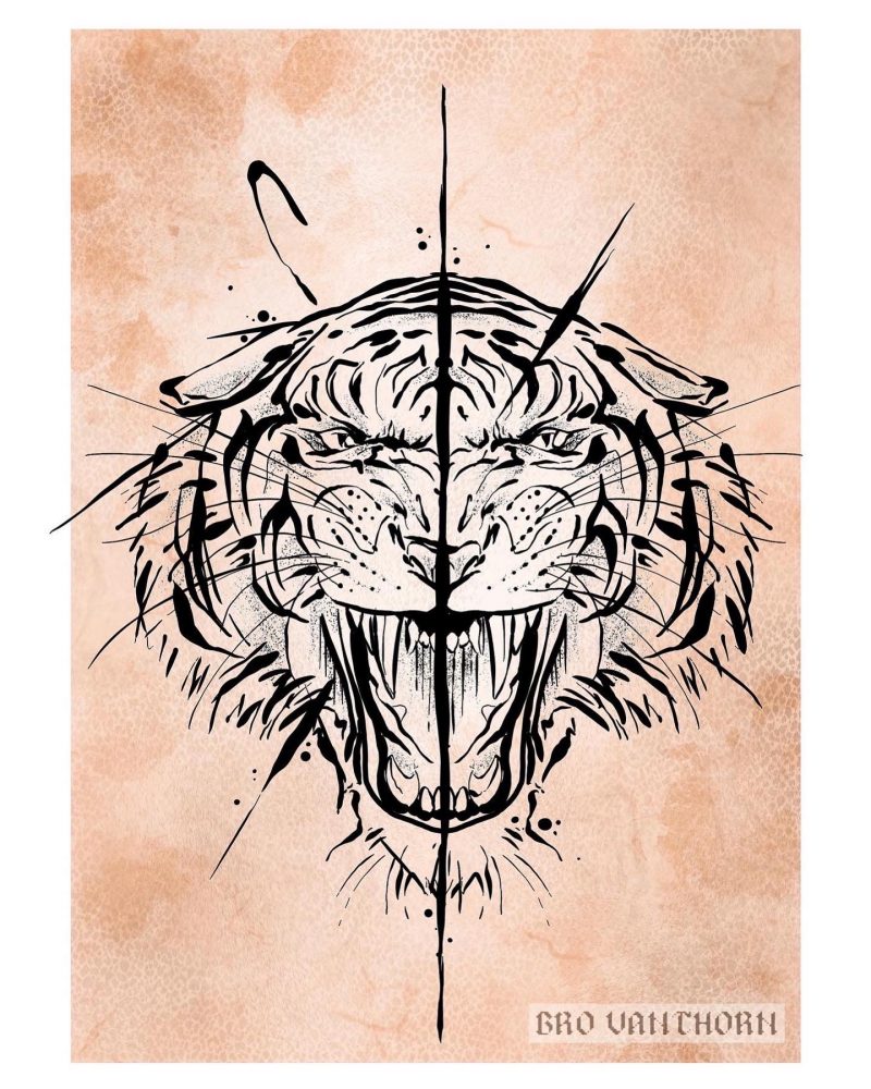 Projet tatouage proposé par le tatoueur Bro Vanthorn