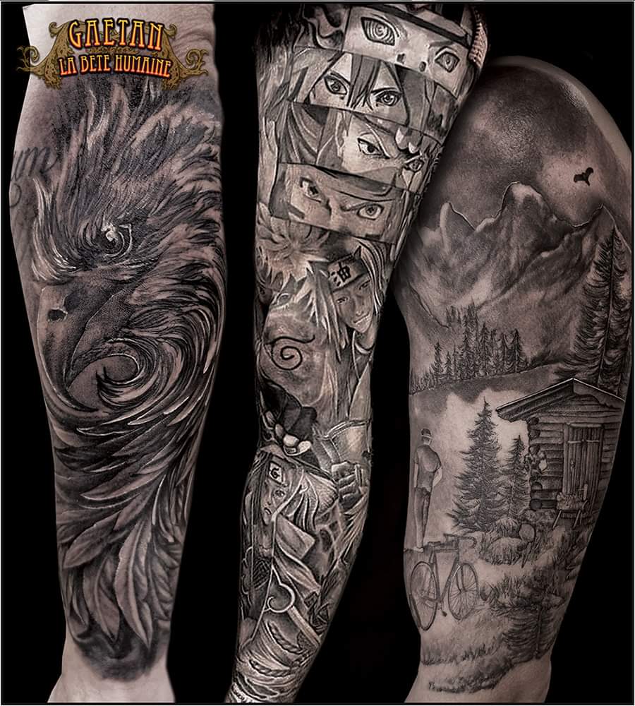 Guest de Gaetan dans le studio de tatouage à Paris La Bête Humaine