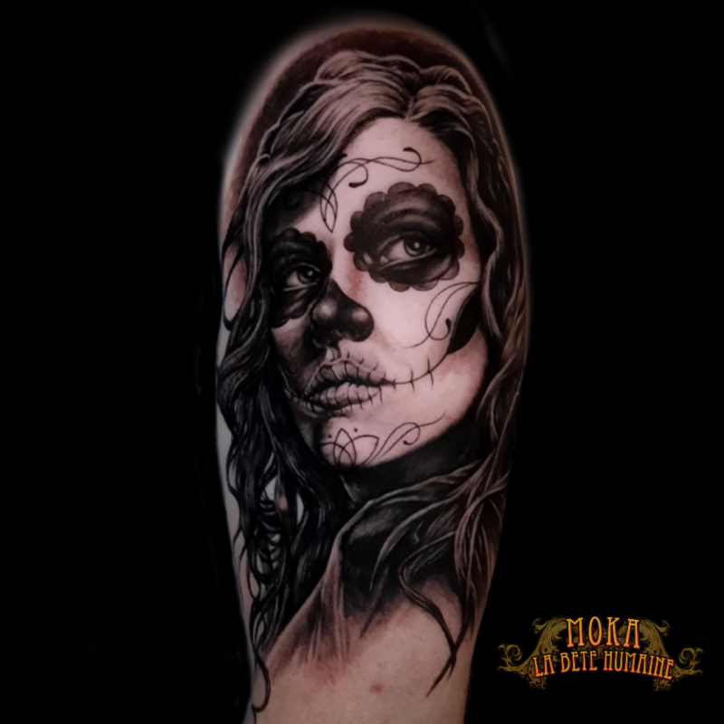 moka-tatoueur-paris-santa-muerte-realiste