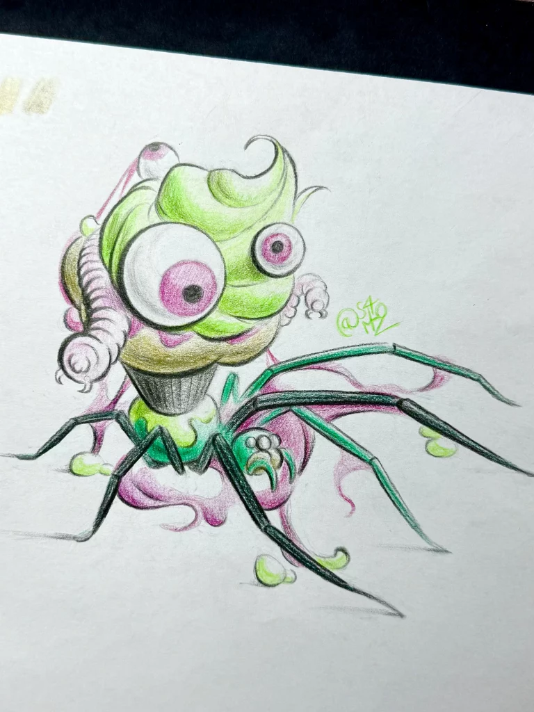 Dessin réalisé par Salomé, La Bête Humaine - Paris